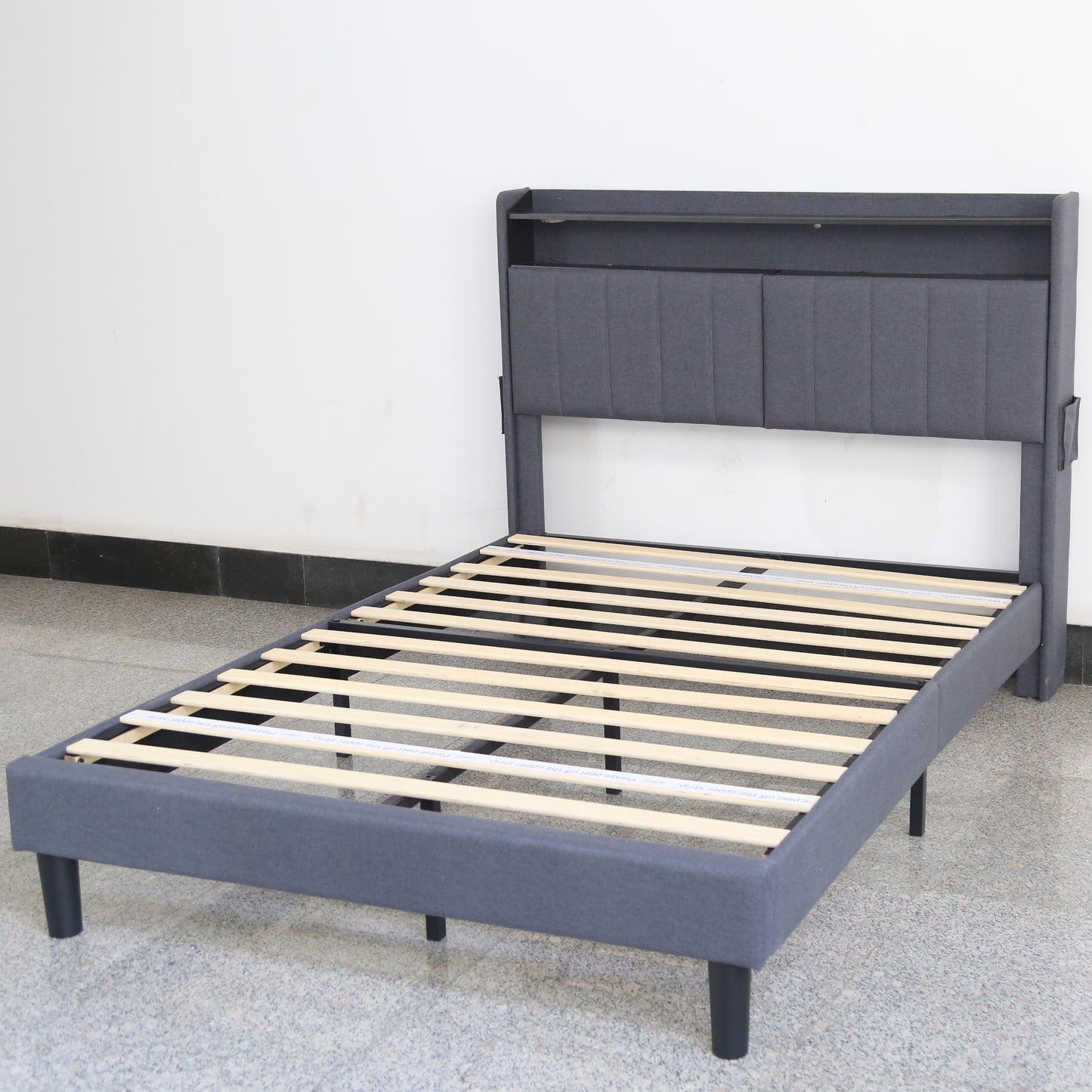 FYRENA Bed Frame with Headboard