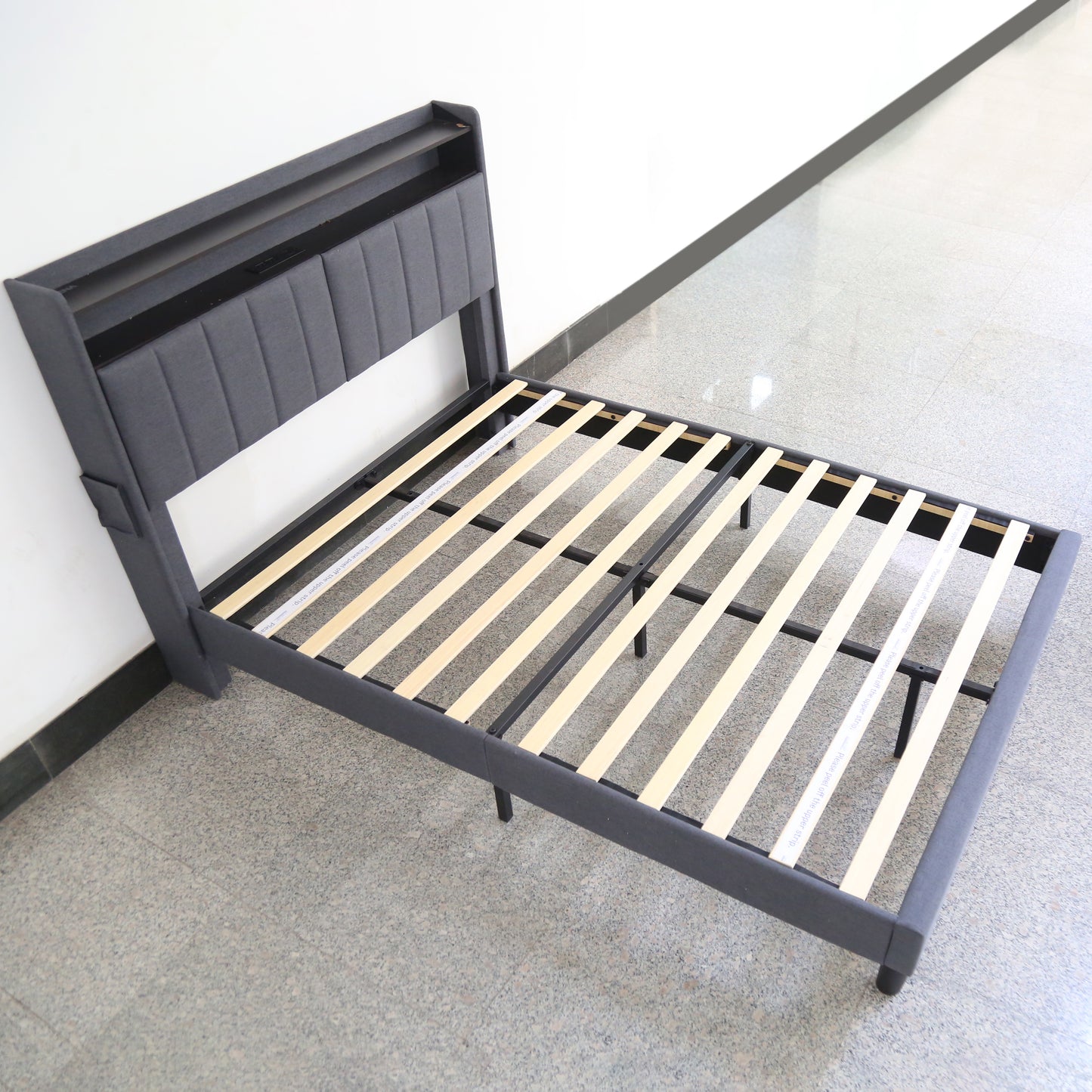 FYRENA Bed Frame with Headboard